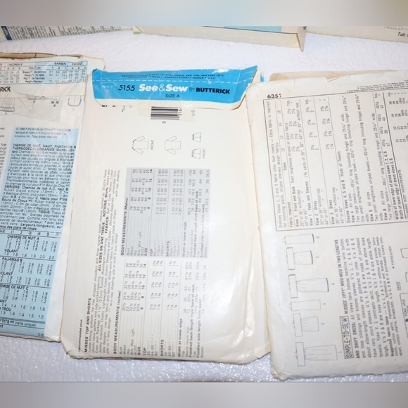 Lot of Sewing Patterns Simplicity McCall Butterwick - Picture 16 of 16